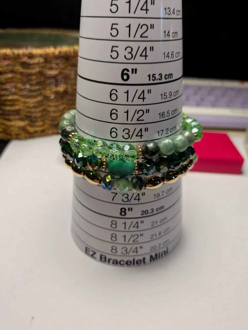 Avon Studio 1886 “Celestial Essence” Charm Bracelet Set – Green